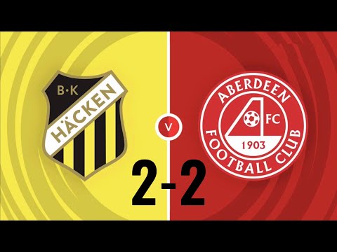 BK HÄCKEN 2-2 ABERDEEN - Europa League Playoff Final!!!