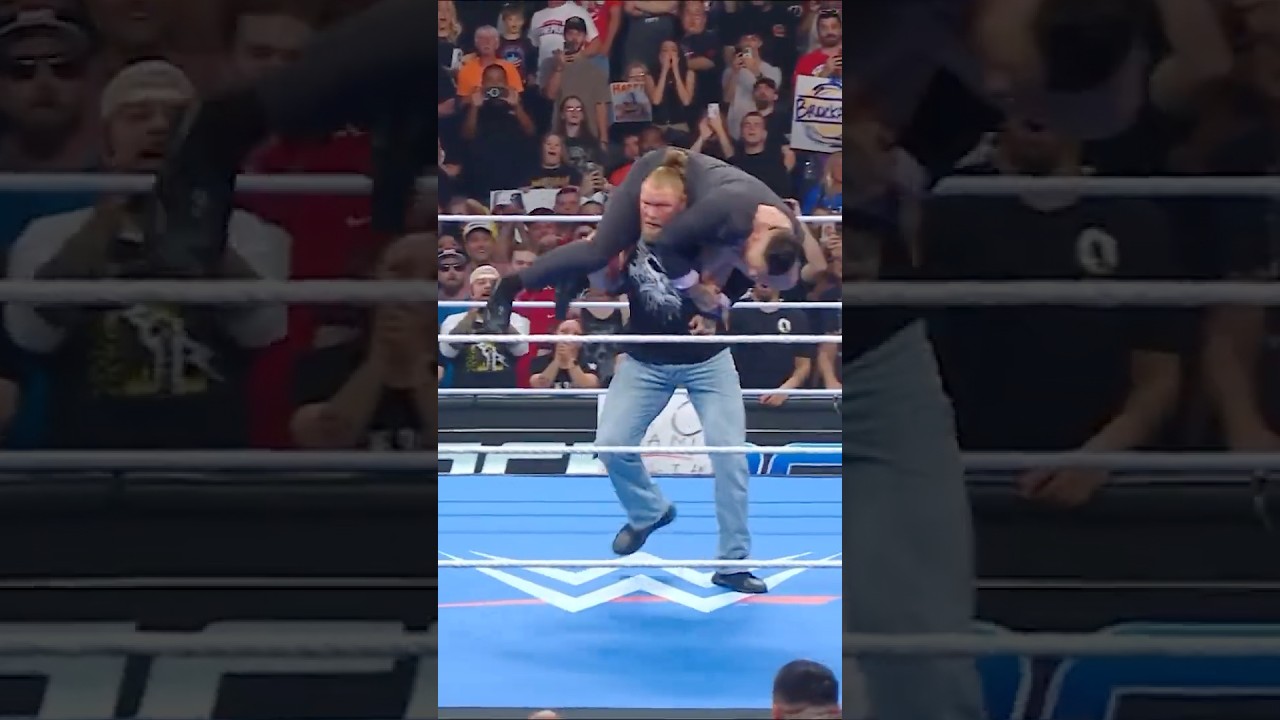 Brock Lesnar F-5's Corey Graves 😱