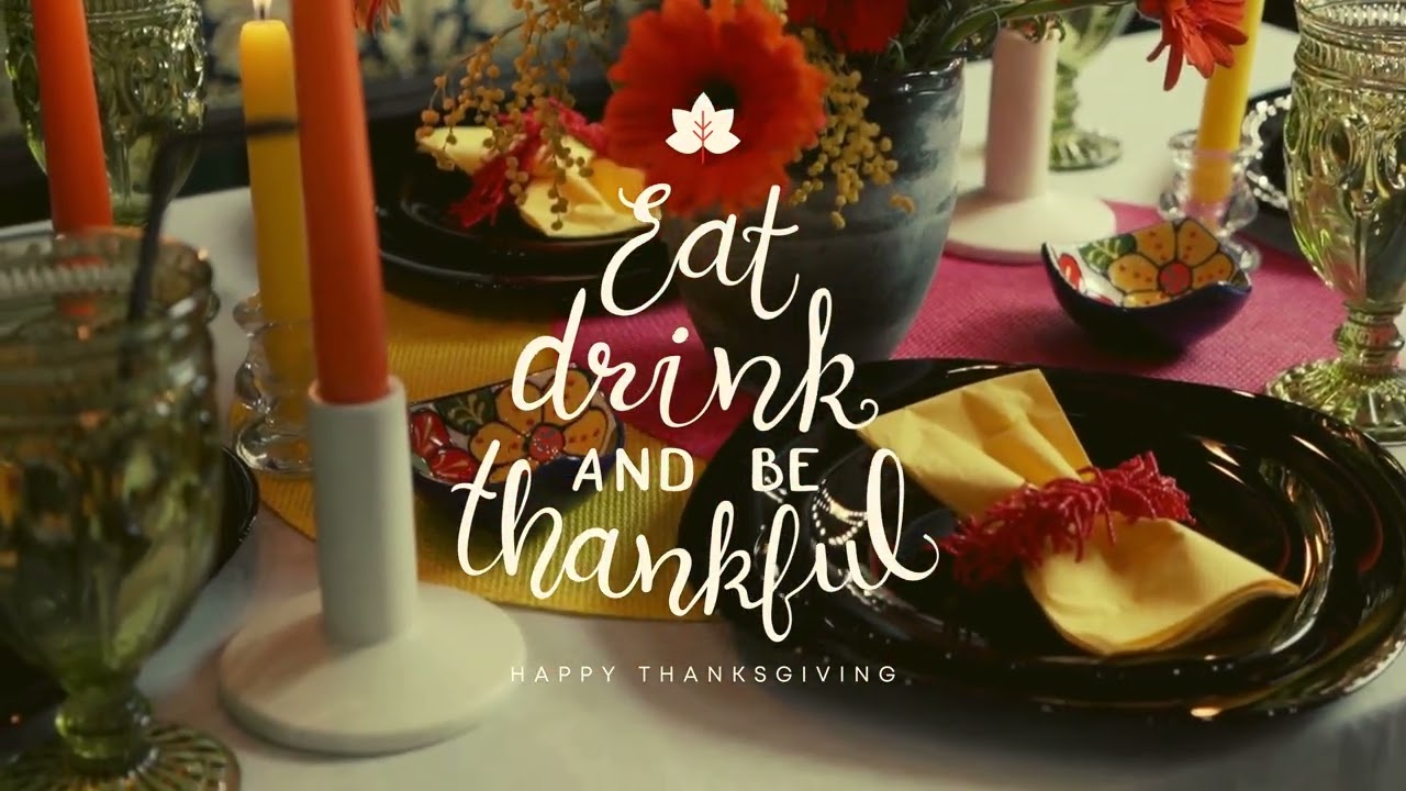 Be Thankful Screensaver | No Sound | 4K UHD