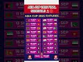 Asia Cup 2025 Final Schedule Announced Asiacup2025 India Asiacup2025schedule Indvspak Asiacup