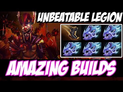 UNBEATABLE LEGION - Legion Commander WITH 5 MOON SHARD - Amazing builds vol 105 - Dota 2