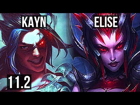 KAYN vs ELISE (JUNGLE) | Rank 3 Kayn, 10/1/10, 800+ games, Dominating | EUW Challenger | v11.2