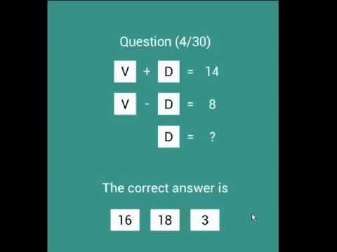Linear Equation Quiz