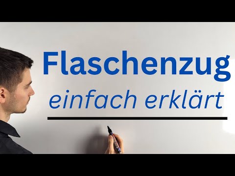 Wie funktioniert ein Flaschenzug?