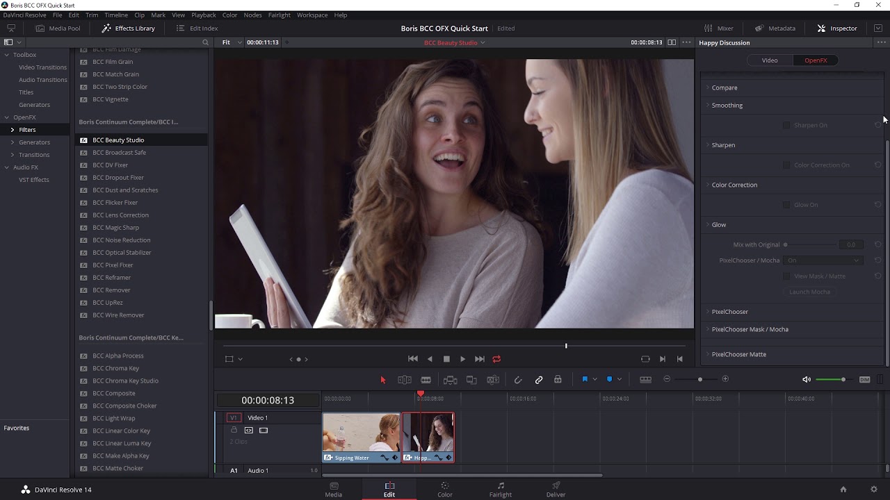 Reduce Blemishes and Even Out Skin Tone with Beauty Studio for Resolve