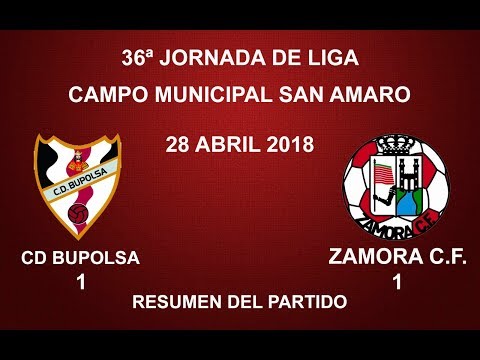 C.D. ATRIO I. BUPOLSA 1-1 ZAMORA C.F.: RESUMEN DEL PARTIDO