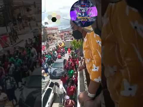 Protest in port of Spain (Dr Keith Rowley come down)