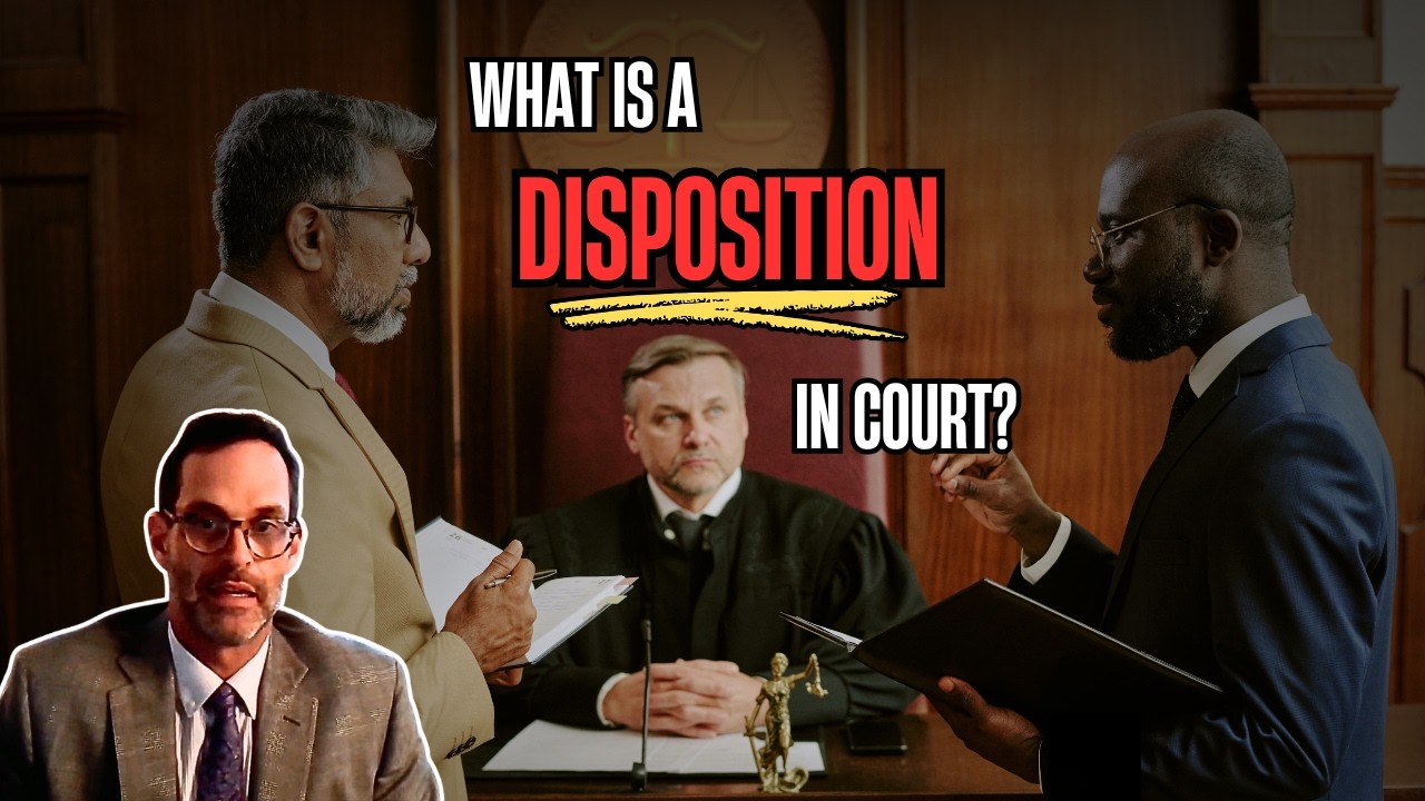 What Does Disposition Mean in Court?