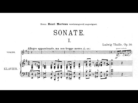 Ludwig Thuille – Violin Sonata No.2
