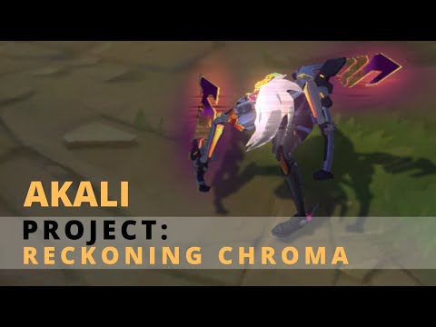 PROJECT Akali Reckoning Chroma - League of Legends