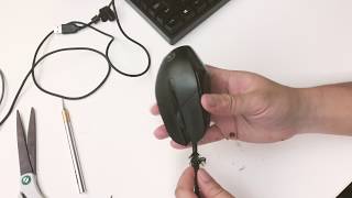 How To Remove Braided Cable Cover From Logitech Gaming Accessories.