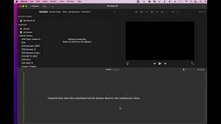iMovie toolbar navigation