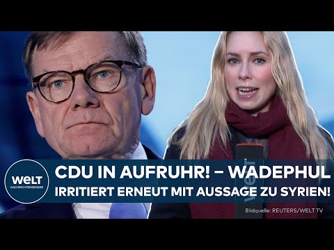 Video Thumbnail: DEUTSCHLAND: CDU in Aufruhr! – Johann Wadephul irritiert erneut mit Aussage zu Syrien!