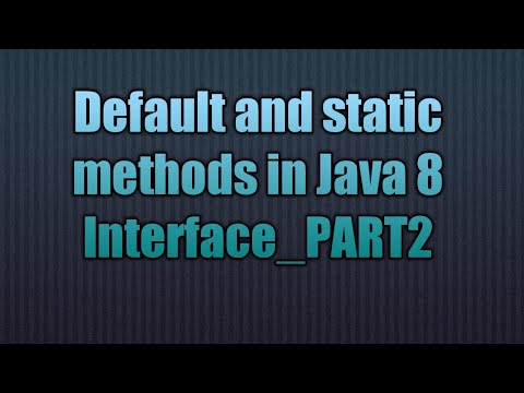 Default And Static Methods In Java 8 Interface_part2