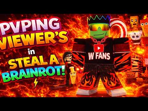 🔴LIVE! High Tier PvP SAB! #stealabrainrot #roblox