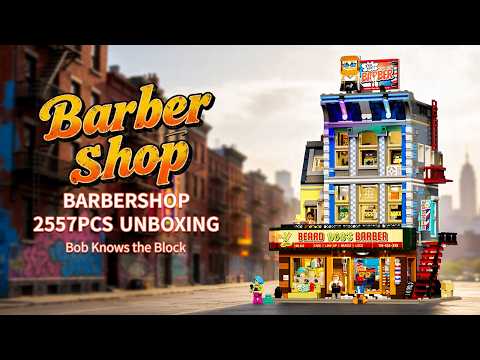 Vidéo Lumibricks Street Fusion 19012 : Salon de coiffure pour hommes