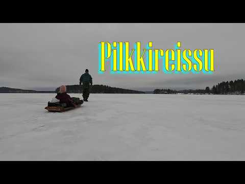 Daughter's first ice fishing trip