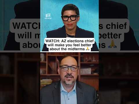 WATCH: AZ elections chief will make you feel better about the midterms 🙏