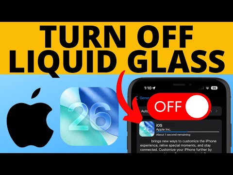 How to Turn OFF Liquid Glass on iPhone - iOS 26