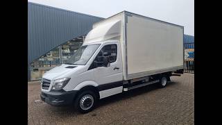 شاحنة مقفلة Mercedes-Benz Sprinter 516 CDI Koffer LBW Dhollandia 750KG 24KUB GVW 5000KG | صورة 4 - Autoline
