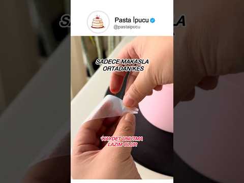 Pasta yapmayı öğreten ilk ve tek sayfa Pasta İpucu #bentocake #ytdayibenionecikarnolur #pastayapımı