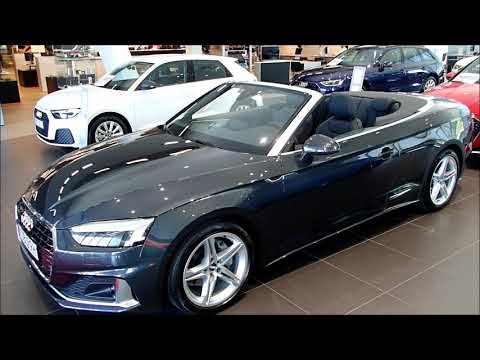 New Audi A5 FACELIFT 40 TDI 190 PS Cabriolet in Manhattan grey (walkaround)