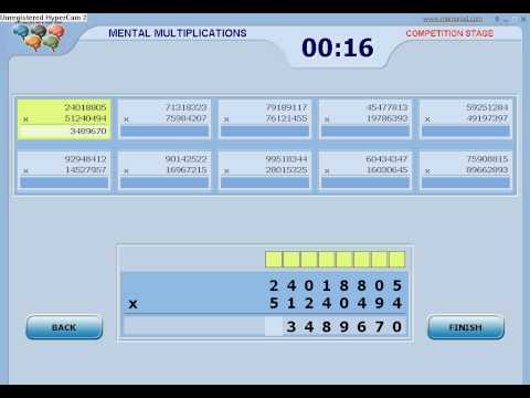 World Record 8 by 8 Multiplication