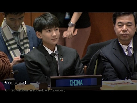 TFBOYS王源聯合國演講 3分鐘全英文驚豔粉絲