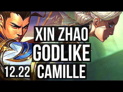 XIN ZHAO vs CAMILLE (JNG) | 15/2/9, Godlike | KR Diamond | 12.22