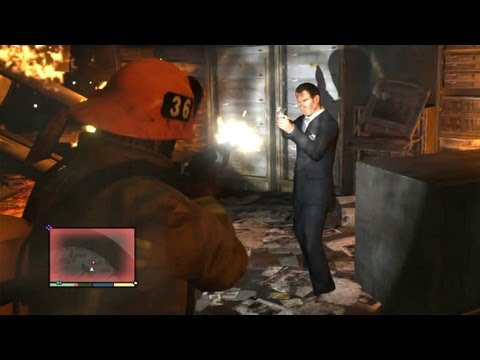 GTA V PS3 Gameplay / Walkthrough / Playthrough / 1080P Part 103 - The Bureau Raid