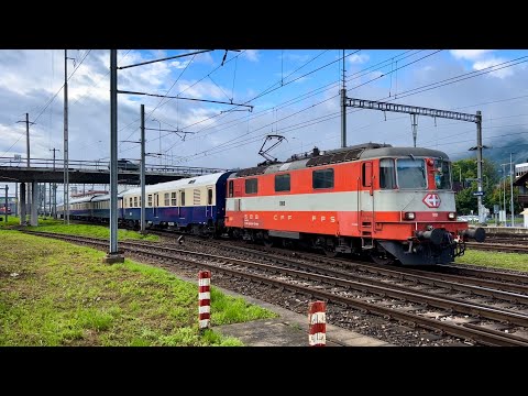 Lok-Klassiker aus der Schweiz und Österreich am 🦅Golden Eagle Danube Express 🇨🇭➡️🇦🇹➡️🇸🇮➡️🇮🇹