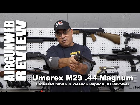AIRGUN REVIEW - Umarex M29 Smith \u0026 Wesson .44 Magnum BB Revolver Replica - Do you feel lucky?
