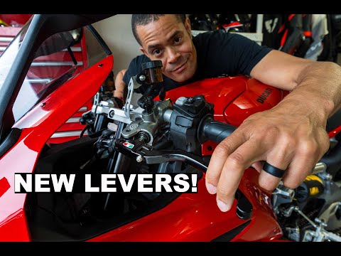 TWM-Hebelinstallation an der Ducati Panigale V2 2025