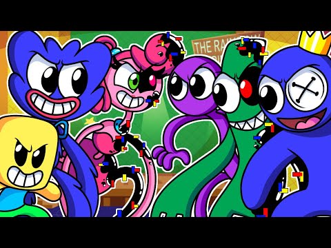 Plants Vs Zombies in Poppy Playtime Animation #33: Rainbow Friends