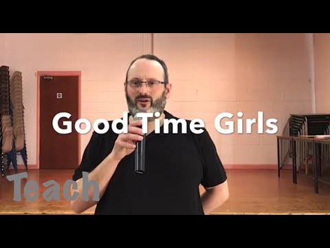 BEGINNER LINE DANCE LESSON 68 - Good Time Girls - Part 1 - Full teach