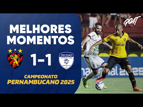 Gols e lances de Sport x Decisão