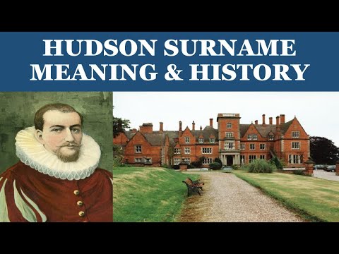 Hudson Surname History