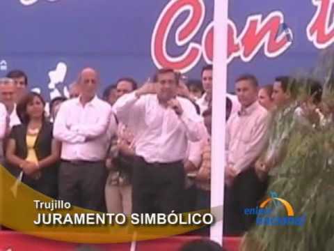 Del Castillo y Omar Quesada juramentan en Trujillo como secretarios generales del APRA