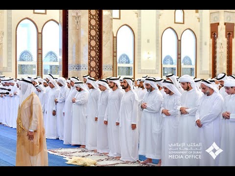  صاحب السمو الشيخ محمد بن راشد آل مكتوم-أخبار-محمد بن راشد يؤدي صلاة عيد الأضحى في مسجد زعبيل