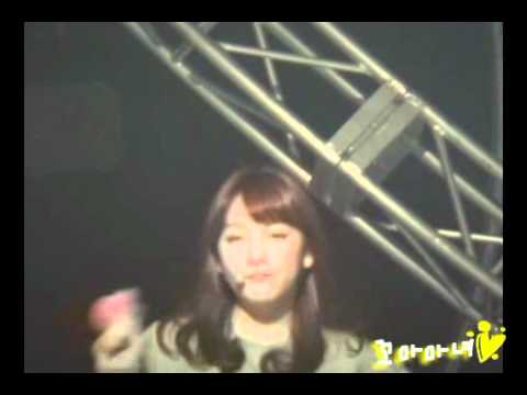 081212 KARA Fancam Pretty Girl Rehearsal (Jiyoung)