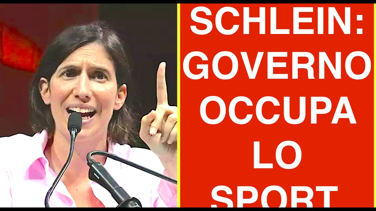 ELLY SCHLEIN: IL GOVERNO OCCUPA LO SPORT. LA RISPOSTA DEL CDX