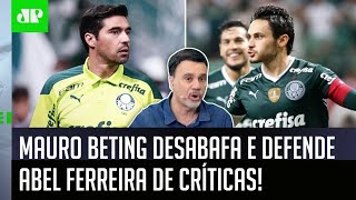 ‘É muito injusto falar que o Abel Ferreira…’: Mauro Beting desabafa e defende técnico do Palmeiras