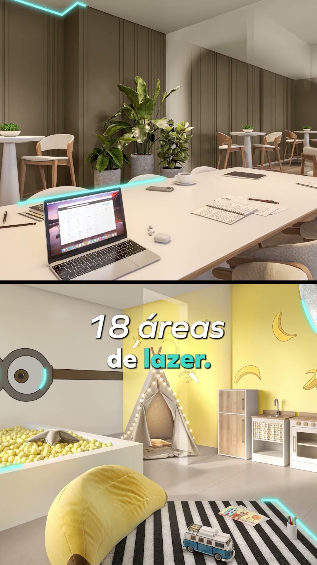 Imagina chegar no final do dia e ter um lugar para chamar de seu! Chegou o Vivaz Nações Unidas.