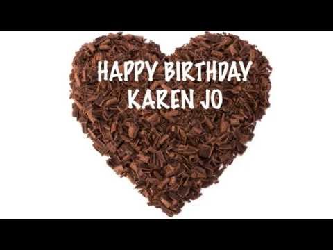 KarenJo   Chocolate - Happy Birthday