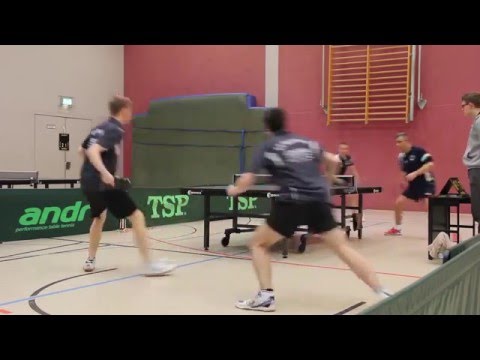 Tischtennis Punktspiel 2016 Verbandsliga Pneumant Fürstenwalde vs. SG Geltow