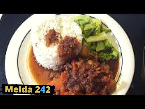 Bahamian Steamed Conch with Parsley Rice and Broccoli | BAHAMIAN COOKING