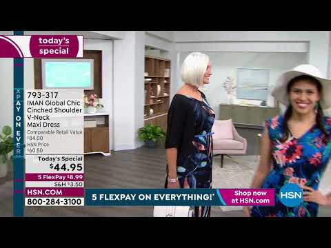 HSN | IMAN Global Chic Fashions 05.14.2022 - 01 AM