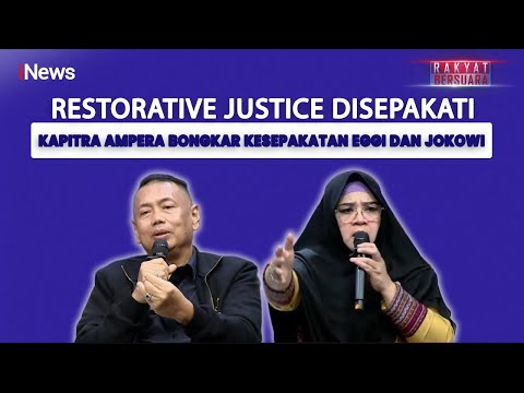 Jalan Damai Terbuka, Kapitra Ampera Sebut Eggi dan Jokowi Sepakat Restorative Justice