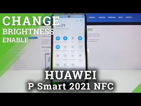 Huawei P Smart 2021 NFC - How to Switch On/Off Auto Brightness?