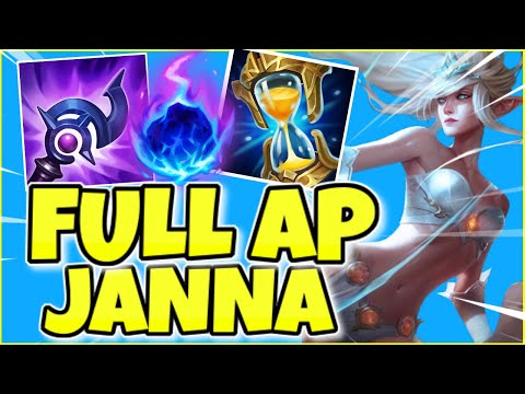 FULL AP JANNA "SUPPORT" BLOWS THEM AWAY IN SEASON 12 ! | (Janna Guide)